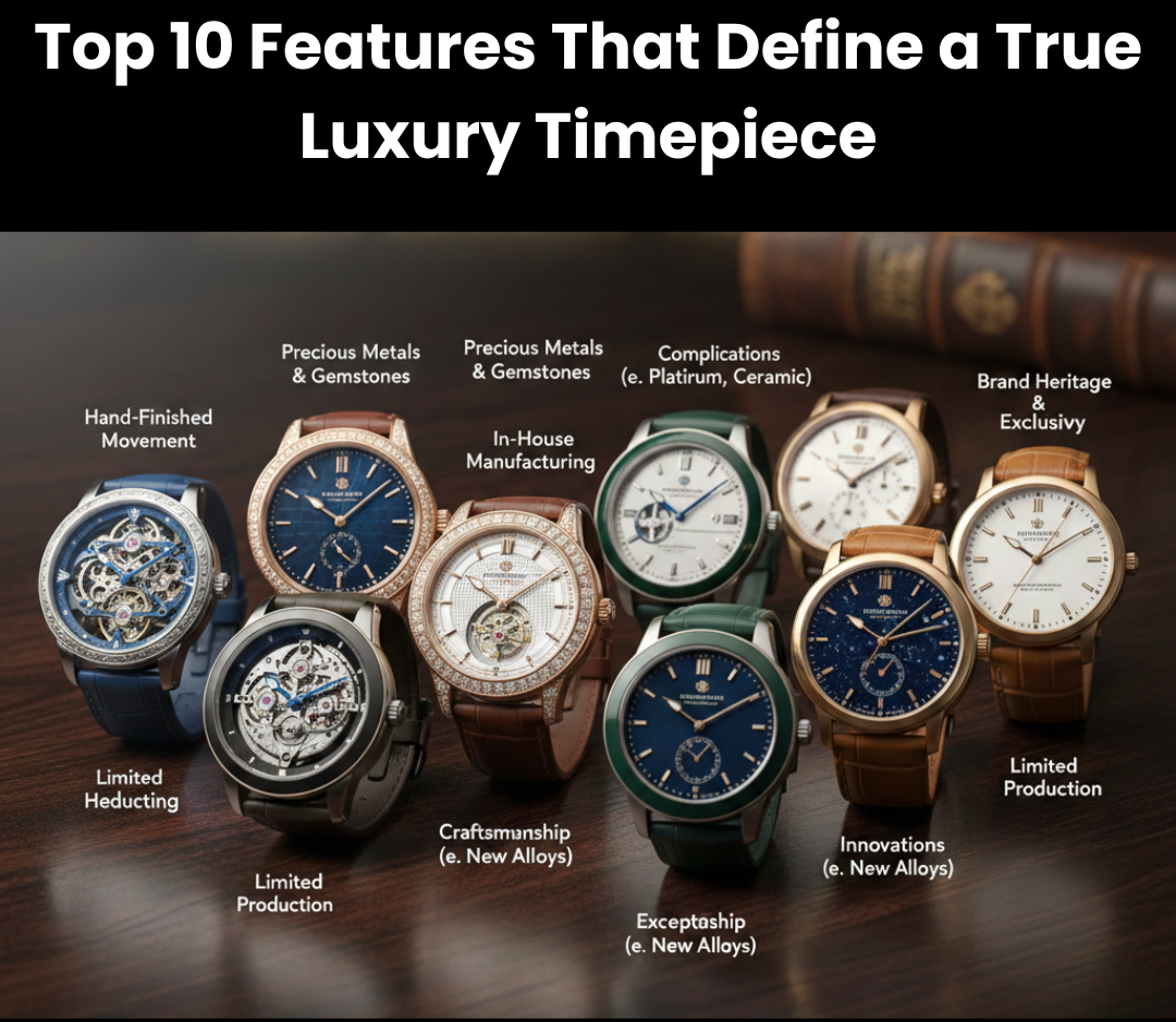 Top 10 Features That Define a True Luxury Timepiece