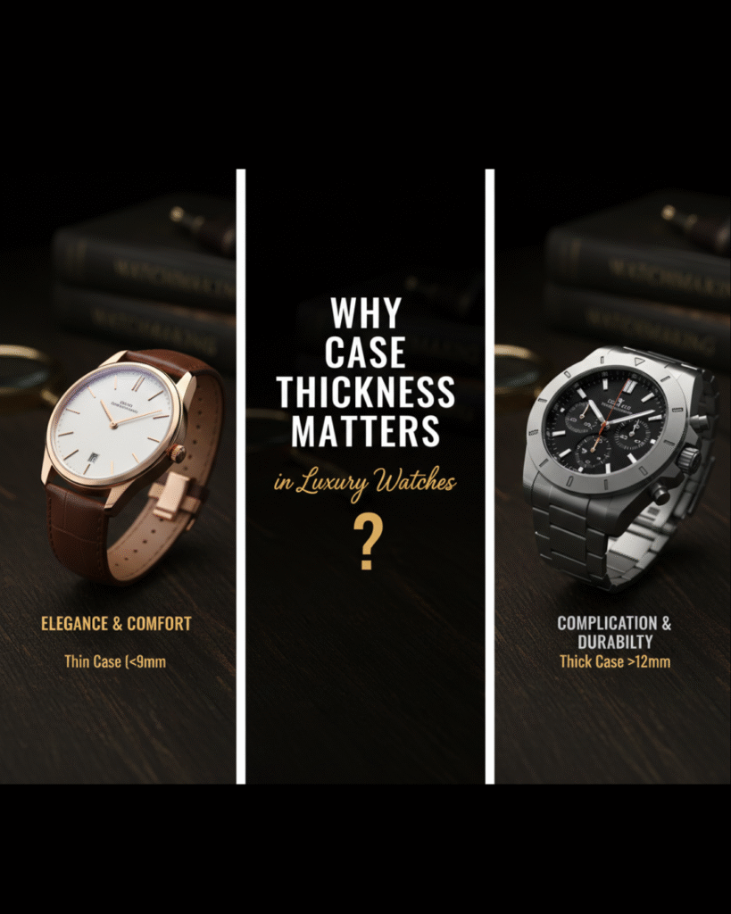 Why Case Thickness Matters in Luxury Watches