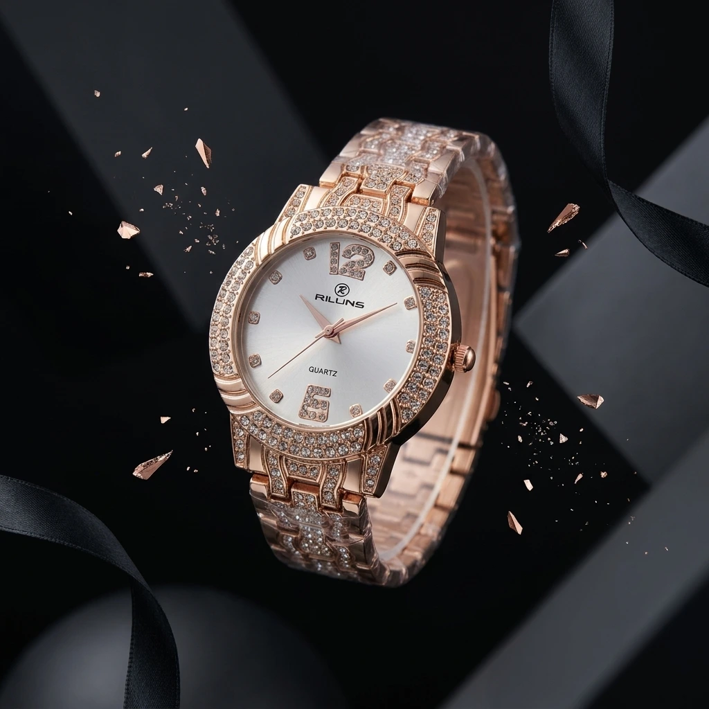 rose gold women watch from aetherix