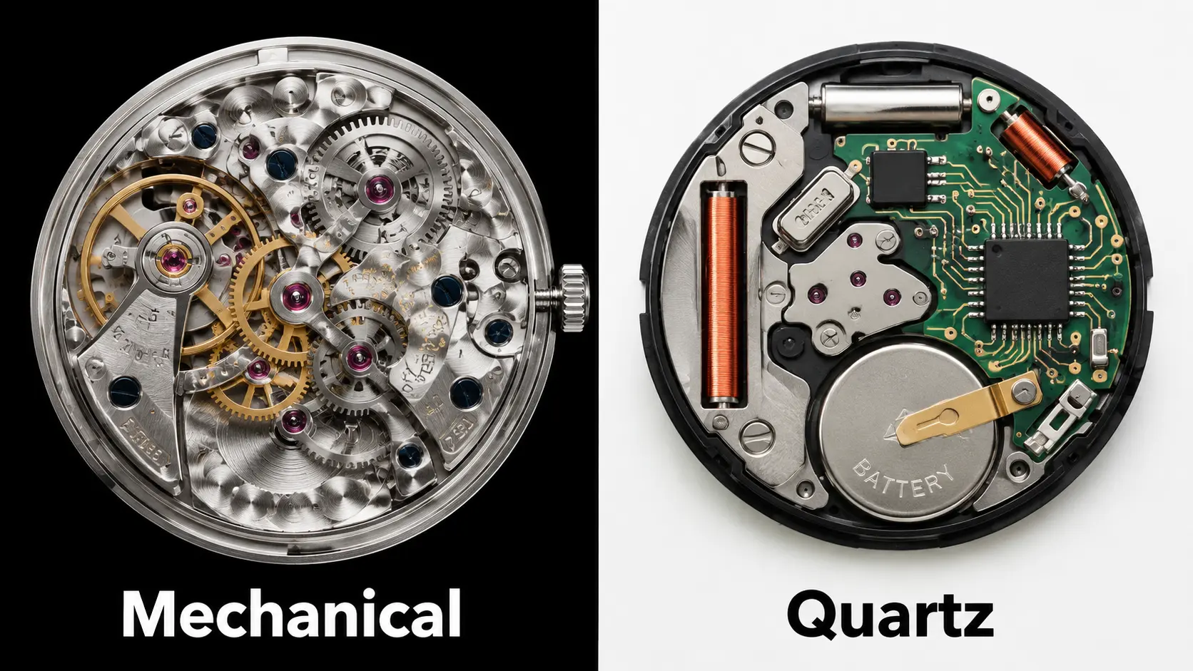 Automatic vs Quartz Watches comparison